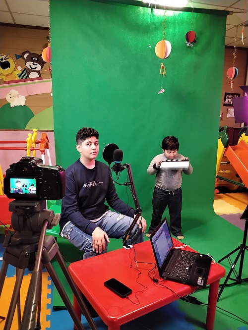 پشت صحنه ضبط برنامه 3