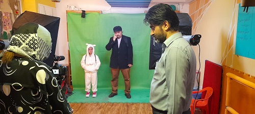 پشت صحنه ضبط برنامه 1
